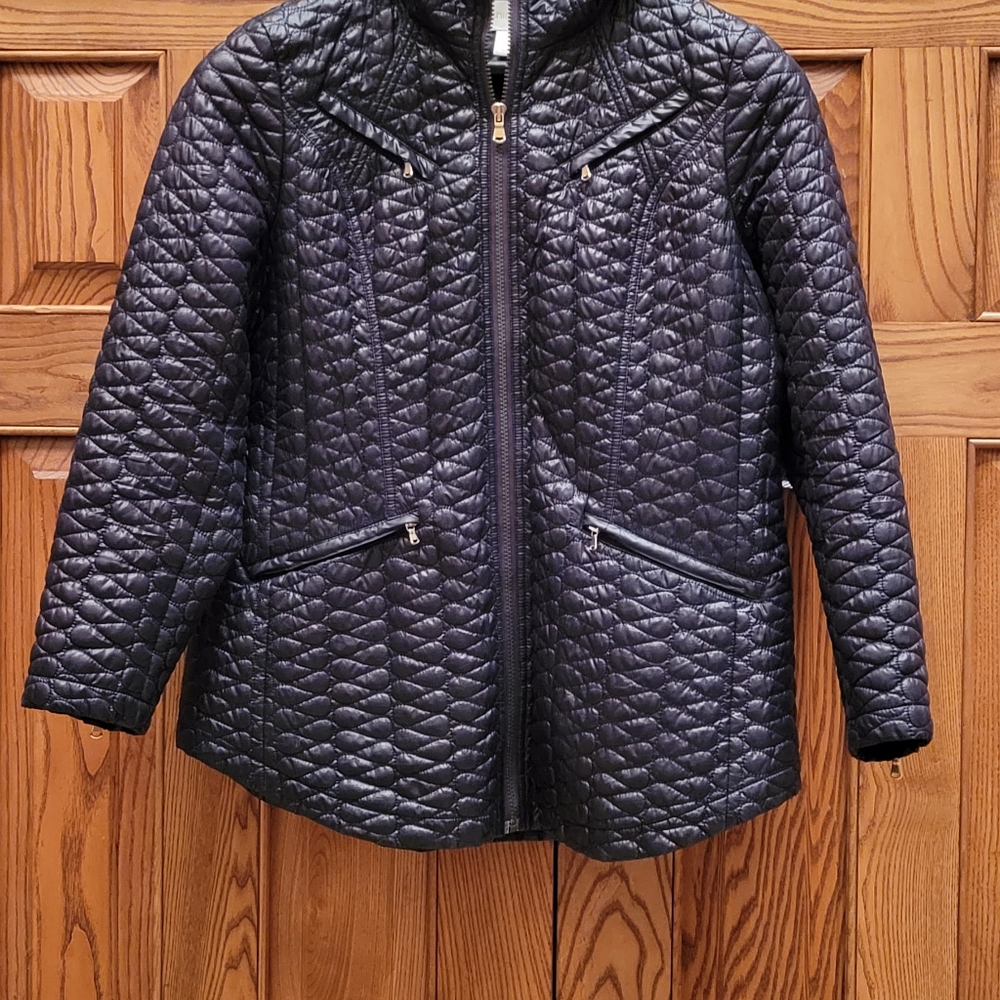 Chico's Black Quilted Jacket - Picture 5 of 16